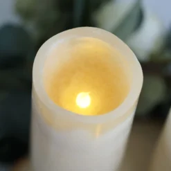 Flameless LED Pillar Candles, Remote Operated Battery Powered 4", 6", 8" 36 Flameless LED Pillar Candles, Remote Operated Battery Powered 4", 6", 8" -Home Decor Promotional Store LED CAND PL01 IVR D03.progressive 8f019c89 6ad6 4af7 935d d39fa032b42d