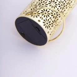 3 Pack Gold Flower Design Hanging LED Lantern Lights, Battery Operated Decorative Garden Lanterns - 3"x5" 20 3 Pack Gold Flower Design Hanging LED Lantern Lights, Battery Operated Decorative Garden Lanterns - 3"x5" -Home Decor Promotional Store LED CAND PL10 GOLD D08