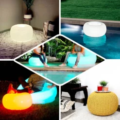 22" Color Changing LED Light Up Inflatable Pouf Ottoman, Waterproof Illuminated Remote Battery Operated Furniture -Home Decor Promotional Store LED FURN CHAIR 02 S EBC2.progressive 84e17ed4 358d 44cb ad9f e2eaf931b3b9