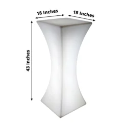 18"x43" Color Changing Cordless LED Light Up Cocktail Table, Rechargeable Waterproof Illuminated Furniture -Home Decor Promotional Store LED FURN COCK 01 98.progressive 06ea0ffb 60fa 4a96 b879 fd6786c48efa