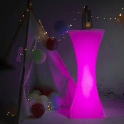 18"x43" Color Changing Cordless LED Light Up Cocktail Table, Rechargeable Waterproof Illuminated Furniture -Home Decor Promotional Store LED FURN COCK 01 D02.progressive 37f39923 9efc 4ba5 98b0 f2c856177ee0