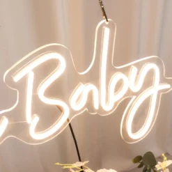 26" Oh Baby Neon Light Sign, LED Reusable Wall Décor Lights With 5ft Hanging Chain -Home Decor Promotional Store LED NEOSIGN01 BABY CLR D03.progressive ea1f1987 1a8c 4025 8a0e bf2ba813afdd