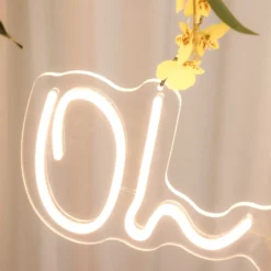 26" Oh Baby Neon Light Sign, LED Reusable Wall Décor Lights With 5ft Hanging Chain -Home Decor Promotional Store LED NEOSIGN01 BABY CLR D05.progressive ec3c4796 399e 4094 ae4d 89467d63d158