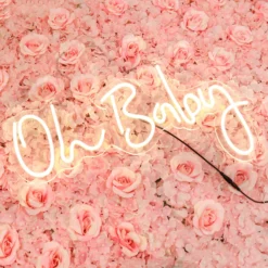 26" Oh Baby Neon Light Sign, LED Reusable Wall Décor Lights With 5ft Hanging Chain -Home Decor Promotional Store LED NEOSIGN01 BABY CLR D07.progressive b60d2d5e 7d5e 49e3 8d94 155224cf01ea