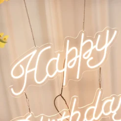 32" Happy Birthday Neon Light Sign, LED Reusable Wall Décor Lights With 5ft Hanging Chain 25 32" Happy Birthday Neon Light Sign, LED Reusable Wall Décor Lights With 5ft Hanging Chain -Home Decor Promotional Store LED NEOSIGN01 BDAY CLR D03.progressive 5d441042 4c48 4be3 a14b bf107ace7ade