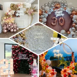 32" Happy Birthday Neon Light Sign, LED Reusable Wall Décor Lights With 5ft Hanging Chain 17 32" Happy Birthday Neon Light Sign, LED Reusable Wall Décor Lights With 5ft Hanging Chain -Home Decor Promotional Store LED NEOSIGN01 BDAY CLR EBC2