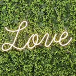 27" Love Neon Light Sign, LED Reusable Wall Décor Lights With 5ft Hanging Chain -Home Decor Promotional Store LED NEOSIGN01 LOVE CLR D07.progressive 577a573d cb39 48aa 851e 810ab7949ddb