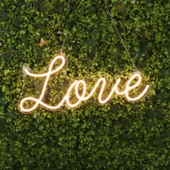 27" Love Neon Light Sign, LED Reusable Wall Décor Lights With 5ft Hanging Chain -Home Decor Promotional Store LED NEOSIGN01 LOVE CLR 02.progressive 717704ad ace0 48e7 a890 abecca7b0a88