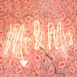 33" Mr & Mrs Neon Light Sign, LED Reusable Wall Décor Lights With 5ft Hanging Chain -Home Decor Promotional Store LED NEOSIGN01 MRS CLR D06.progressive 256f7f2c 3e5e 44fb 84fc 95051f85f602