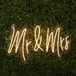 33" Mr & Mrs Neon Light Sign, LED Reusable Wall Décor Lights With 5ft Hanging Chain -Home Decor Promotional Store LED NEOSIGN01 MRS CLR 02.progressive 0e6f44d2 c92d 46a1 98cd 5d81bf4773bf