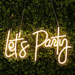 23" Let's Party Neon Light Sign, LED Reusable Wall Décor Lights With 5ft Hanging Chain -Home Decor Promotional Store LED NEOSIGN01 PRTY CLR D10.progressive f0ab2ae9 51e6 466f 85ff 2e41b8b77231