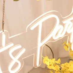 23" Let's Party Neon Light Sign, LED Reusable Wall Décor Lights With 5ft Hanging Chain -Home Decor Promotional Store LED NEOSIGN01 PRTY CLR D13.progressive f42690cc 15fc 4ad5 a16f 8dadea20f096