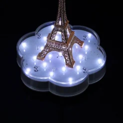 4 Pack | 6" Flower Shaped White 23 LED Disc Lights With Remote, DIY Centerpiece Accent Light 15 4 Pack | 6" Flower Shaped White 23 LED Disc Lights With Remote, DIY Centerpiece Accent Light -Home Decor Promotional Store LED RMT03 WHT D03