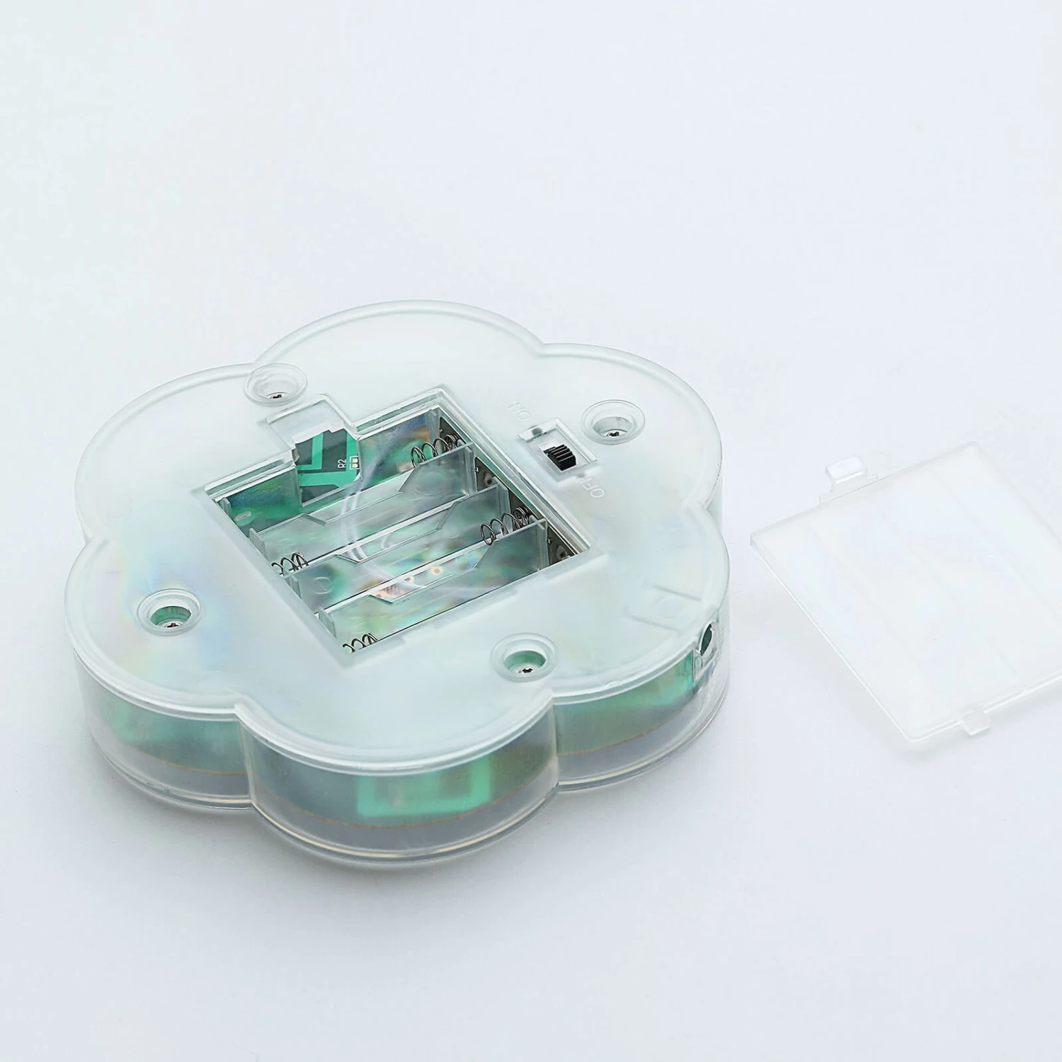 4 Pack | 6" Flower Shaped White 23 LED Disc Lights With Remote, DIY Centerpiece Accent Light 7 4 Pack | 6" Flower Shaped White 23 LED Disc Lights With Remote, DIY Centerpiece Accent Light - Image 7