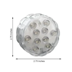 4 Pack | 3" Flower Shaped LED Disc Lights With Remote, DIY Centerpiece Accent Light -Home Decor Promotional Store LED RMT1 ASST 98