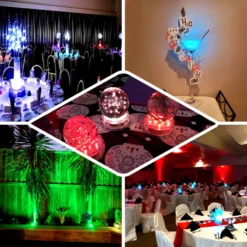 4 Pack | 3" Flower Shaped LED Disc Lights With Remote, DIY Centerpiece Accent Light -Home Decor Promotional Store LED RMT1 ASST EBC2.progressive 715e0450 3f43 495a 977e cd716235383f