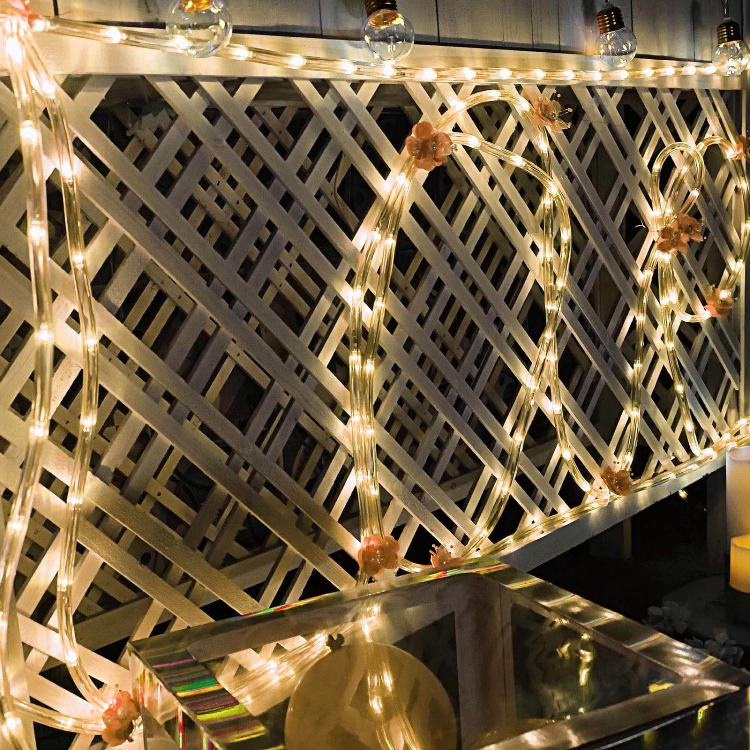 33ft Waterproof Outdoor LED Rope Light, 120V With 250 Bright LEDs 16 33ft Waterproof Outdoor LED Rope Light, 120V With 250 Bright LEDs - Image 16