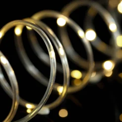 33ft 100 LED Solar Powered Waterproof Outdoor Rope Light With 8 Modes -Home Decor Promotional Store LED ROPE01 SL CLR D02