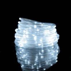 33ft 100 LED Solar Powered Waterproof Outdoor Rope Light With 8 Modes -Home Decor Promotional Store LED ROPE01 SL WHT D03