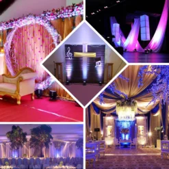 10 Watt White 62 LED Stage Backdrop Bright Strobe Spotlight With Brackets -Home Decor Promotional Store LED SPT14 EBC2 39fbaa08 db1c 4bcb bb5b cbffbf00244f