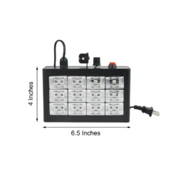 15 Watt - 12 LED Sound Activated DJ Stage Strobe Flash Light With Speed Control 15 15 Watt - 12 LED Sound Activated DJ Stage Strobe Flash Light With Speed Control -Home Decor Promotional Store LED SPT15 98