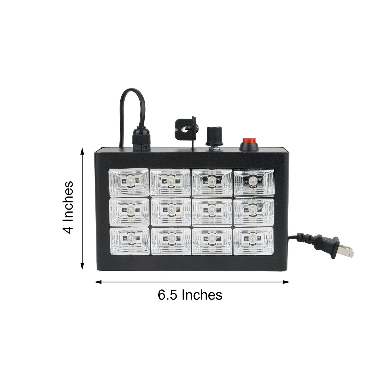 15 Watt - 12 LED Sound Activated DJ Stage Strobe Flash Light With Speed Control 8 15 Watt - 12 LED Sound Activated DJ Stage Strobe Flash Light With Speed Control - Image 8