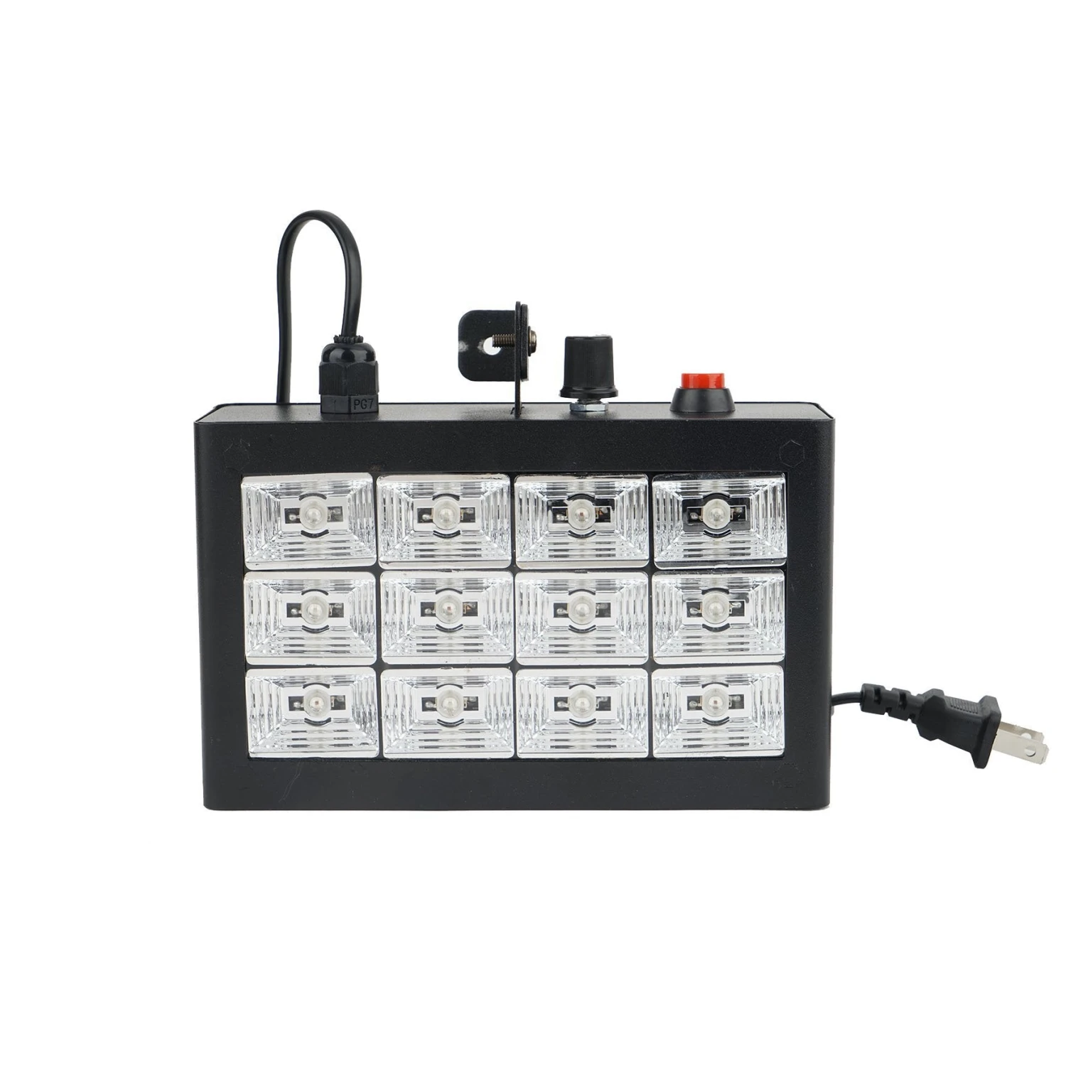 15 Watt - 12 LED Sound Activated DJ Stage Strobe Flash Light With Speed Control 4 15 Watt - 12 LED Sound Activated DJ Stage Strobe Flash Light With Speed Control - Image 4