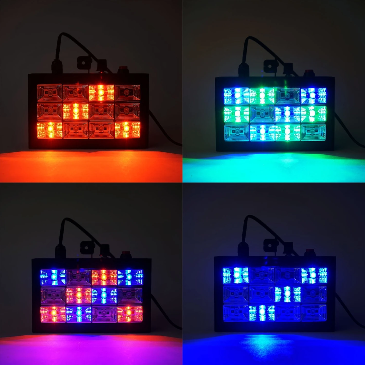 15 Watt - 12 LED Sound Activated DJ Stage Strobe Flash Light With Speed Control 5 15 Watt - 12 LED Sound Activated DJ Stage Strobe Flash Light With Speed Control - Image 5