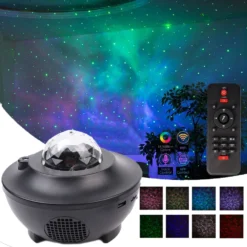 LED Color Changing Star Galaxy Projector Spotlight W/Bluetooth Speaker