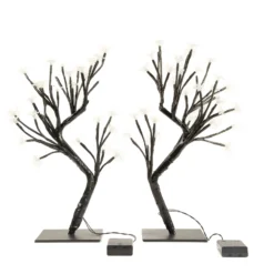 2 Pack | 36 Warm White LEDs Black Cherry Blossom Tree Centerpieces, Battery Operated Lights -Home Decor Promotional Store LED TREE01 CLR1 99.progressive 68df3de6 82b0 4cf6 b36f 023b72fc03f3