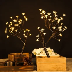 2 Pack | 36 Warm White LEDs Black Cherry Blossom Tree Centerpieces, Battery Operated Lights -Home Decor Promotional Store LED TREE01 CLR1 02.progressive 27ffd1d5 085b 4244 bd55 b6dbc6f19ecb