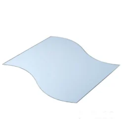 4 Pack Wave Glass Mirror Table Centerpiece, Hanging Wall Decor 12" -Home Decor Promotional Store MIRR WAVE D01