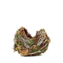 Set Of 2 | Natural Birds Nest Preserved Moss Twigs Planter Boxes, Flower Baskets - 10", 8" -Home Decor Promotional Store MOSS PLNT 009 NAT D06.progressive bb82ff2e 57c1 4f62 b2e8 9ed566531736