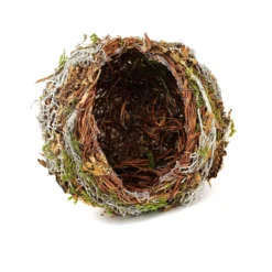 Set Of 2 | Natural Birds Nest Preserved Moss Twigs Planter Boxes, Flower Baskets - 10", 8" -Home Decor Promotional Store MOSS PLNT 009 NAT D08.progressive 2e0bf1ee 13a7 4676 be41 5aa8521642ab