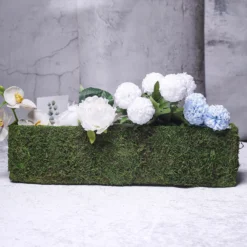 23" Green Rectangle Preserved Moss Metal Planter Box With Inner Lining, Flower Basket -Home Decor Promotional Store MOSS PLNT 021 GRN D05.progressive 86ef59ca 9ea2 4c8a 8d74 0f1a0f463319