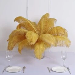 12 Pack Natural Plume Ostrich Feathers Centerpiece Filler 24"-26" -Home Decor Promotional Store OST65 GOLD 02.progressive 99b3ae1f 46ff 426c 80d4 7eab4f376de4