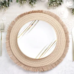4 Pack Natural Rustic Burlap Jute Placemats Fringed Edges, Farmhouse Placemats With Trim 15" Round 30 4 Pack Natural Rustic Burlap Jute Placemats Fringed Edges, Farmhouse Placemats With Trim 15" Round -Home Decor Promotional Store PLMAT COT02 NAT D09.progressive b8ebe7d6 ccd5 4707 aa26 fe478fe34289