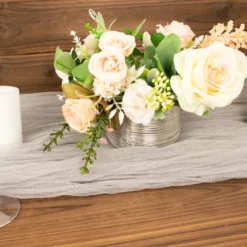 4 Pack | 3" Textured Ceramic Flower Vase Pots, Round Brushed Indoor Planters 26 4 Pack | 3" Textured Ceramic Flower Vase Pots, Round Brushed Indoor Planters -Home Decor Promotional Store PLNT CERM 002 S SILV D05