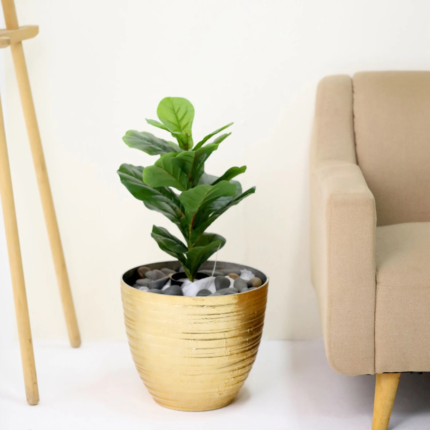 12" Metallic Textured Finish Large Indoor Flower Plant Pot, Decorative Indoor/Outdoor Planter 10 12" Metallic Textured Finish Large Indoor Flower Plant Pot, Decorative Indoor/Outdoor Planter - Image 10