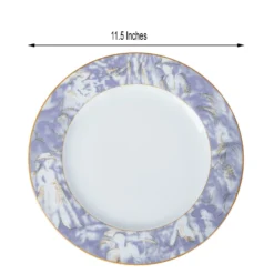 12 Pack Break Resistant Porcelain Dinner Plates, Microwave Safe Plates With Vintage Art Nouveau Rim 11" 23 12 Pack Break Resistant Porcelain Dinner Plates, Microwave Safe Plates With Vintage Art Nouveau Rim 11" -Home Decor Promotional Store PLTE VRTX001 VT 98.progressive e0c46e5e f00e 43df 9ee8 ec5ef134100f