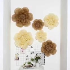 6 Pack Giant Paper Flowers Peony Assorted Sizes - 12" | 16" | 20" -Home Decor Promotional Store POM FLO03 1220 063 01 f742b241 8cae 4cae 9395 103c9db2eb20