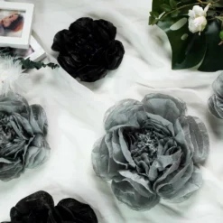 6 Pack Giant Paper Flowers Peony Assorted Sizes - 12" | 16" | 20" -Home Decor Promotional Store POM FLO03 1220 CHRC D02