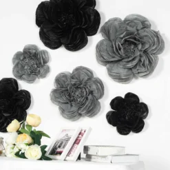 6 Pack Giant Paper Flowers Peony Assorted Sizes - 12" | 16" | 20" -Home Decor Promotional Store POM FLO03 1220 CHRC 01 3be368a5 fa41 451f 82e2 32fd07b92f2e