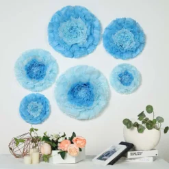 6 Multi Size Pack | Carnation 3D Wall Flowers Giant Tissue Paper Flowers - 12",16",20" -Home Decor Promotional Store POM FLO04 1220 050 01.progressive 8568db09 0b50 4410 bc13 290e0193e223