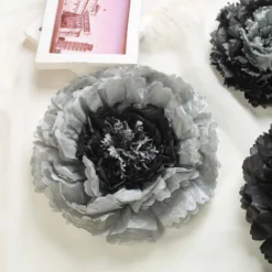 6 Multi Size Pack | Carnation 3D Wall Flowers Giant Tissue Paper Flowers - 12",16",20" -Home Decor Promotional Store POM FLO04 1220 CHRC D10