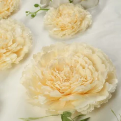 6 Multi Size Pack | Carnation 3D Wall Flowers Giant Tissue Paper Flowers - 12",16",20" -Home Decor Promotional Store POM FLO04 1220 IVR D22