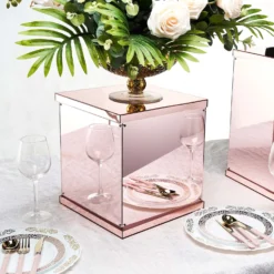 12" Acrylic Pedestal Risers - Acrylic Display Boxes With Interchangeable Lid And Base -Home Decor Promotional Store PROP BOX 001 12 054 02