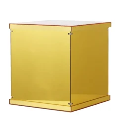 12" Acrylic Pedestal Risers - Acrylic Display Boxes With Interchangeable Lid And Base -Home Decor Promotional Store PROP BOX 001 12 GOLD D10.progressive 8664b0e1 b8c7 483b 9608 9bf749a26c41