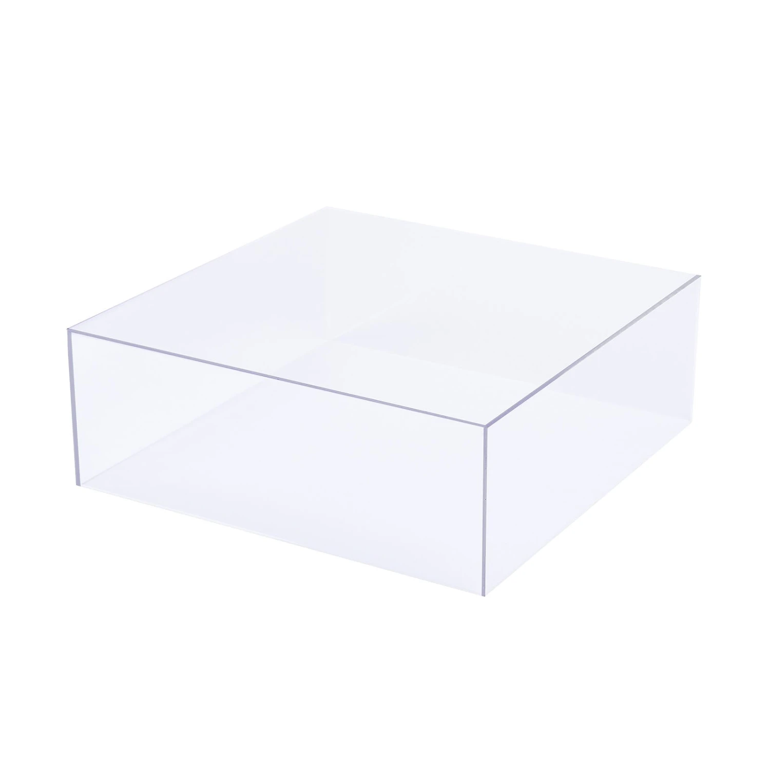Acrylic Cake Box Stand, Plastic Display Box Pedestal Riser With Hollow Bottom 14"x14" 11 Acrylic Cake Box Stand, Plastic Display Box Pedestal Riser With Hollow Bottom 14"x14" - Image 11