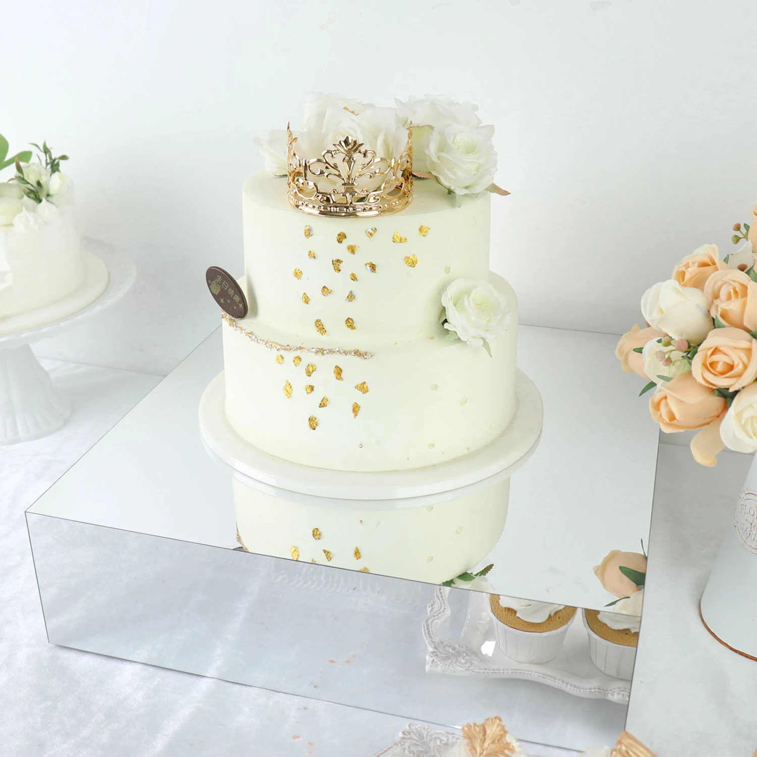 Acrylic Cake Box Stand, Display Box Pedestal Riser With Hollow Bottom 18"x18" 15 Acrylic Cake Box Stand, Display Box Pedestal Riser With Hollow Bottom 18"x18" - Image 15